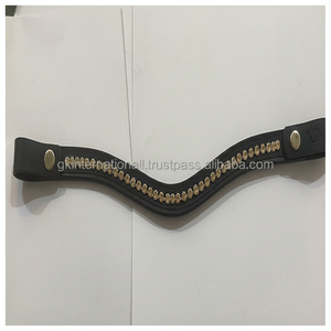 Banda decorativa de cuero para cejas, cristal ostentoso, hecho de cuero de caballo alto, gran gama de diamantes de imitación Mega hechos a mano, banda para cejas - Product Image 1