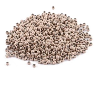 Nano Micro cuentas forradas de silicona para extensión de cabello de <span class=keywords><strong>Punta</strong></span> Nano Ring Links Beads 1000 uds/botella 29*16 - Product Image 2