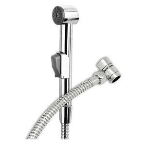 Kit de ducha para lavabo de 14,1 cm de longitud con manguera flexible y cabezal pulverizador - Product Image 1