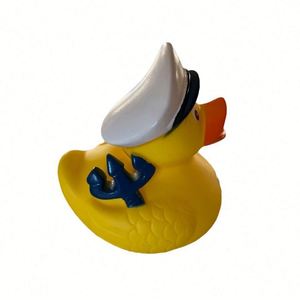 Figura de Pato de Vinilo Amarillo Pequeño con Logotipo Personalizado, Juguete de Plástico de Dibujos Animados para Niños, Favorito del Comercio Exterior - Product Image 3