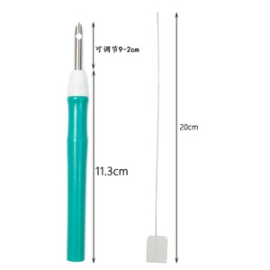 Nhựa Có Thể Điều Chỉnh Thêu Khâu Đấm Kim Màu Xanh Lá Cây Màu Thảm Hooking Công Cụ - Product Image 6