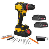 Perceuse électrique 21V en gros, moteur sans balais, outils électriques avec boîte d'accessoires, OEM/ODM disponible