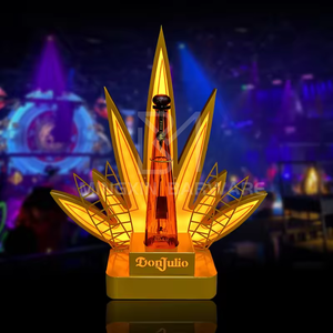 Mingxin Barware Rock une bouteille Led transporteur affichage acrylique Led Champagne bouteille Glorifier présentateur - Product Image 4