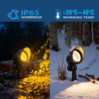 Kit de 6 projecteurs LED pour aménagement paysager, 450LM, basse tension 12V 24V, IP65, aluminium, éclairage extérieur pour jardin, 5CCT RGBW