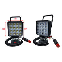 Lámpara de Trabajo LED Flexible de 48 Vatios con Base Magnética, Lámpara de Inspección Portátil con Base Magnética Resistente, Venta de Fábrica