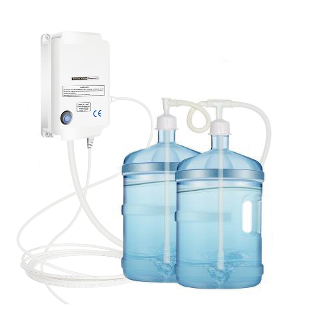 Double Barrels 5 Gallon Dispenser Bottle Pumps 3.8LPM 110A AC Coffee Ice-maker Machine Food Grade Portable Drinking Water Pump