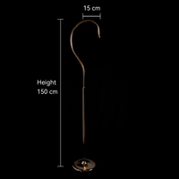 Haute capacité de charge forme géométrique métal noir or couleur décoration de mariage pendentif support de lampe