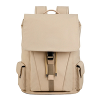 Sac à dos pour ordinateur portable de voyage multi-compartiments à la mode pour les lycéens Doublure en polyester à fermeture ouverte étanche