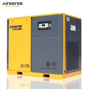 AirHorse Electrical Industrial 20HP Low Pressure 3Bar 4Bar 5Bar 15KW China Rotary Screw Type Air Compressor Machine