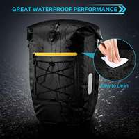 Sacoche de vélo avec capacité extensible, sac de transport pour vélo robuste et imperméable pour vélo de ville et de randonnée