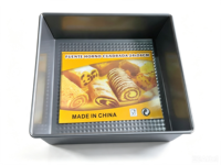 Moule à gâteau carré durable de 24 cm en acier au carbone de 1,5 mm d'épaisseur, respectueux de l'environnement, avec revêtement PTFE, résistant au four, pour la cuisson