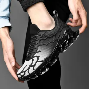 NTF Sneakers da <span class=keywords><strong>Uomo</strong></span> di Lusso, Scarpe Casual da Ginnastica <span class=keywords><strong>Off</strong></span>-<span class=keywords><strong>White</strong></span>, Mocassini alla Moda per la Corsa - Product Image 2