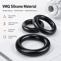 Joint torique en silicone VMQ résistant aux hautes températures pour raccords sanitaires, vannes, pompes, taille personnalisée OEM