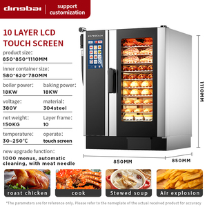 <span class=keywords><strong>Horno</strong></span> <span class=keywords><strong>de</strong></span> <span class=keywords><strong>vapor</strong></span> y horneado eléctrico totalmente automático profesional para restaurantes, hoteles, panaderías - Product Image 2