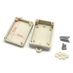 Boîtier de commutation étanche IP67 en ABS, antichoc et anti-poussière, 111*62*33mm, avec oreille de fixation à bride pour appareil électronique - Product Image 1