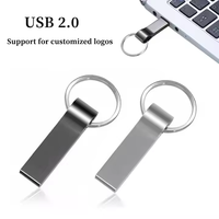 Memoria USB de Acero Inoxidable con Logotipo Personalizado Gratuito, 16GB 32GB 64GB 128GB 256GB 512GB