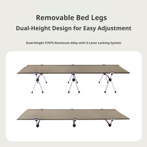 Equipo de Camping, Camas Plegables Ajustables para Acampar, <span class=keywords><strong>Cama</strong></span> de Camping Portátil Plegable - Product Image 3