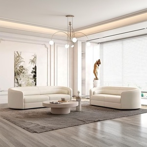 Salotto di lusso <span class=keywords><strong>bianco</strong></span> 123 soggiorno tessuto divano set mobili per soggiorno - Product Image 1