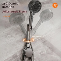 Support de pommeau de douche universel en plastique, sans perçage, détachable et réglable, pour salle de bain, livraison gratuite