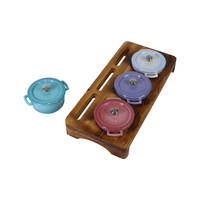 Batterie de cuisine Morden Mini soupière colorée en fonte