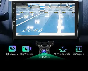 9 Inch Touchscreen 2 Din Auto Dvd Speler Usb Plug-In Kaart Universele Auto Muziek Radio Bluetooth Handsfree Mp3 Mp4 Speler