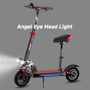 Scooter con Asiento en Oferta, Disponible en Almacenes de la UE y el Reino Unido, Scooter Todoterreno con Neumáticos Gruesos de 10 Pulgadas para Adultos, Scooter Eléctrico de Largo Alcance de 50 km - Product Image 4