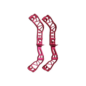 Chính xác CNC gia công màu đen mờ Rỗng ra khung hợp kim nhôm sợi carbon chân tay điều chỉnh kim loại knobs hợp chất cung - Product Image 5