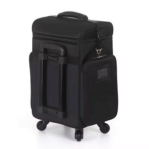 Échantillon Gratuit - Valise de Maquillage Professionnelle Classique Noire à Roulettes pour Voyage et Train - Trolley de Beauté - Product Image 5