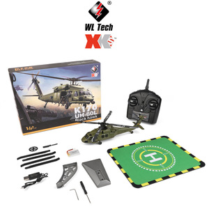 Simulación de UH-60L <span class=keywords><strong>Black</strong></span> <span class=keywords><strong>Hawk</strong></span>, Avión <span class=keywords><strong>RC</strong></span> 2.4G de 4 Canales, Sin Flybar, Sin Escobillas, de EPP, Anti-Crash, Failsafe, Modelo de Juguete para Principiantes - Product Image 5