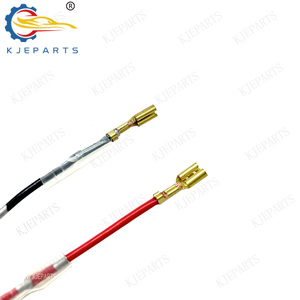Arnés de cableado personalizado de 4 pines para bocina de <span class=keywords><strong>coche</strong></span>, conector hembra OEM, terminal de horquilla de cobre, cableado para altavoz de vehículo - Product Image 5