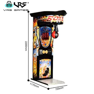 Parco divertimenti sport Indoor e intrattenimento gettoniera da lancio Arcade Boxing Money Visa Boxing Game Machine