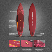 Planche de paddle gonflable double couche de haute qualité OEM fabriquée en Chine, planche de surf unisexe en Drop Stitch