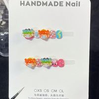 Art des ongles mignon et artisanal populaire pour les filles âgées de 3 à 12 ans.