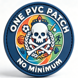 Un patch PVC circulaire, badge sur le thème du sport, impression en relief, sans minimum de commande - Product Image 4