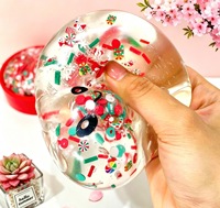 Offre Spéciale Noël : Boîte Mystère Squishy en Forme de Boulette, Jouet Anti-Stress à Presser en Forme d'Aliment (Maltose), avec Boîte de Présentation et Coffret Cadeau