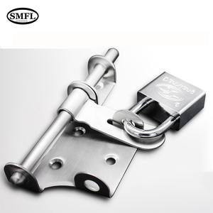 SMFL-pestillo de seguridad para puerta, herramienta práctica antirrobo, Perno deslizante de <span class=keywords><strong>trompeta</strong></span>, cerrojo duradero de acero inoxidable para el hogar - Product Image 5