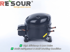 Compresor de Refrigeración de Pistón de Alta Eficiencia R600a para Refrigeradores Domésticos y Comerciales, Estructura Compacta, Funcionamiento Seguro - Product Image 1