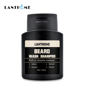 Champú y Acondicionador de barba Natural para hombres 2 en 1 de marca privada Dropship para lavado de <span class=keywords><strong>bigote</strong></span> y barba - Product Image 1