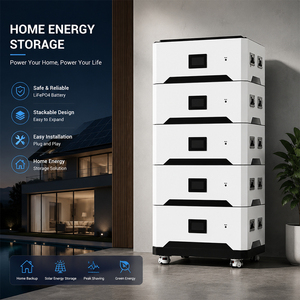 แบตเตอรี่ลิเธียมสำรองพลังงานแบบเรียงซ้อนได้ รุ่นขั้นสูง 51.2V ความจุ 15KWH 30KWH 45KWH สำหรับบ้าน ระบบโซลาร์เซลล์ แบบโมดูลาร์ - Product Image 4
