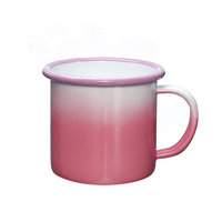 12oz Mini personnalisé en gros émail vin gobelet sublimation