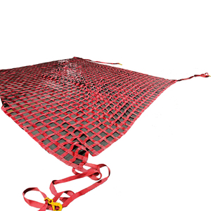 Tùy Chỉnh 3T 5M * 5M Chất Lượng Cao Máy Bay Trực Thăng <span class=keywords><strong>Net</strong></span> Vải Sling Polyester Leo Núi Hàng <span class=keywords><strong>Net</strong></span> Với Móc Cho Xe Tải - Product Image 3