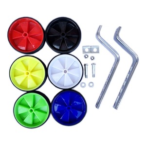 Ruedas de Plástico Coloridas con Ejes de Acero Inoxidable y Rodamientos Sellados para Bicicletas Infantiles de Entrenamiento - Product Image 1