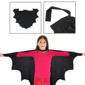 <span class=keywords><strong>Disfraz</strong></span> de Halloween para <span class=keywords><strong>Mujer</strong></span>, Capa de Gato y Murciélago, Mono con Cierre de Velcro y Antifaz, Color Negro, ODM - Product Image 2
