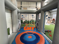 Château gonflable rétro Boom Box pour fête