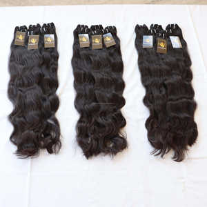 Vison brésilien, cheveux vierges, vente en gros, cuticules alignées, paquets de tissage, non traités, 100 cheveux humains bruts indiens, Temple Hair - Product Image 1