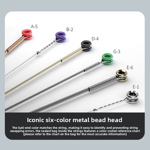 Set di 6 Corde per Chitarra Acustica Folk <span class=keywords><strong>DAddario</strong></span> EZ900 in Bronzo Fosforoso con Tono Caldo, Luminoso ed Equilibrato, Confezione in Scatola - Product Image 3