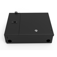 KNC High Density WP6004 Indoor FTTH Wall Mount Fiber Optic Box Distribution Patch Panel SC/FC Adapter Plate Double Door Cable