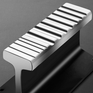 Mạnh Mẽ Đà Điểu Thép Carbon Vàng Bạc Khắc Làm Việc Vị Trí Vòng Vòng Đeo Tay Làm Đe Bảng Khe Cắm Khuôn Pit Đường Sắt - Product Image 3