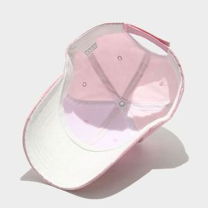 High Quality Dobby Common Dad Cap New Bright PU Leather Hard <b>Top</b> Cap Sporty Image Casual Baseball Unisex Outdoor Sun Protection - Product Image 5