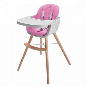 Seggiolone MH43 per Bambini in <span class=keywords><strong>Legno</strong></span> e Plastica 2 in 1 <span class=keywords><strong>Sedia</strong></span> da Pranzo per Bambini Seggiolone Colorato per Pasti e Alimentazione - Product Image 4